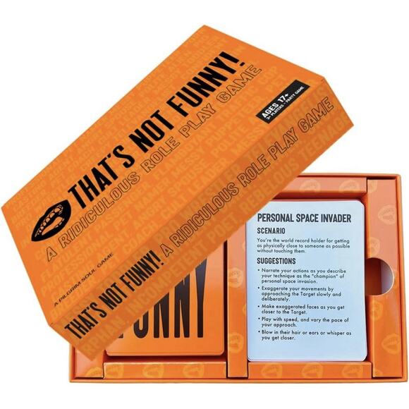 That’s NOT Funny! Ridiculous Role Play Party Game – Sealed, Ages 17+ - Picture 3 of 10